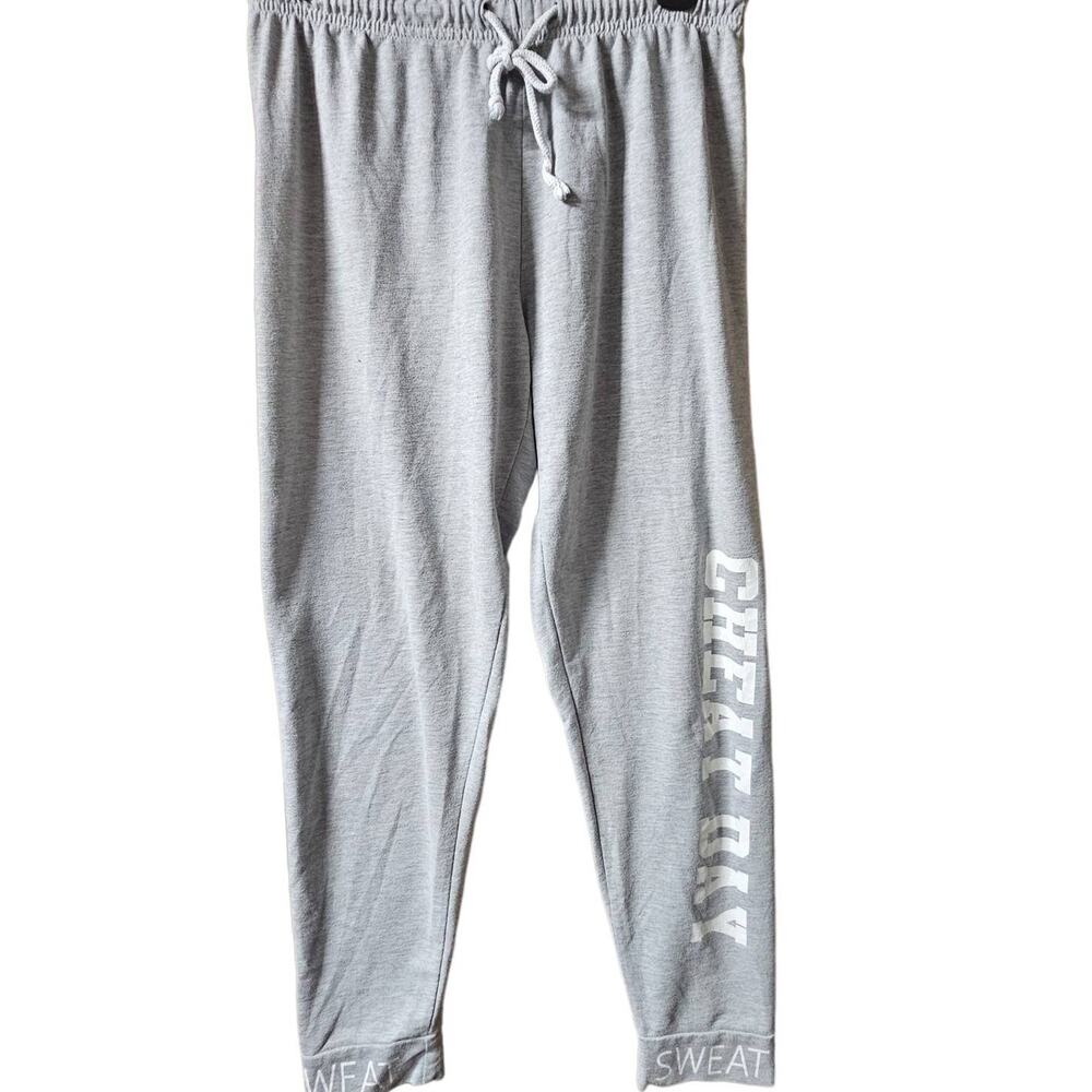 Gray Cheat Day Sweatpants Size 10/ Medium